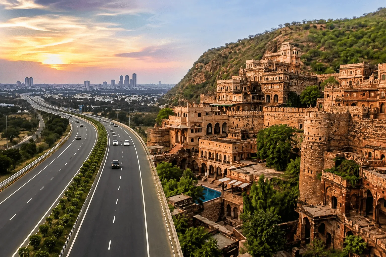 Neemrana: Delhi's easy first ride