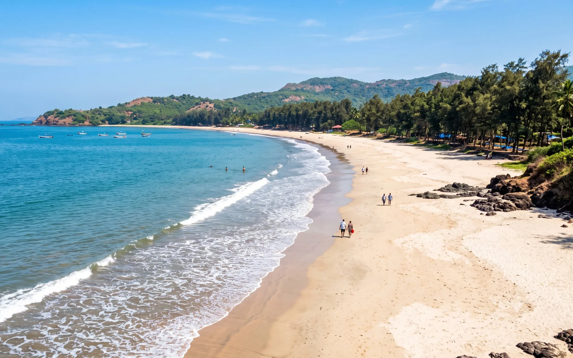 Kashid: the quieter beach